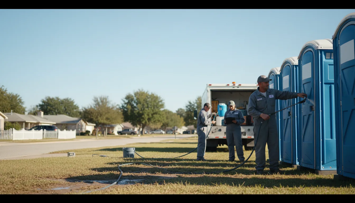 Long-Term Portable Toilet Rental in Ryan, OK near me